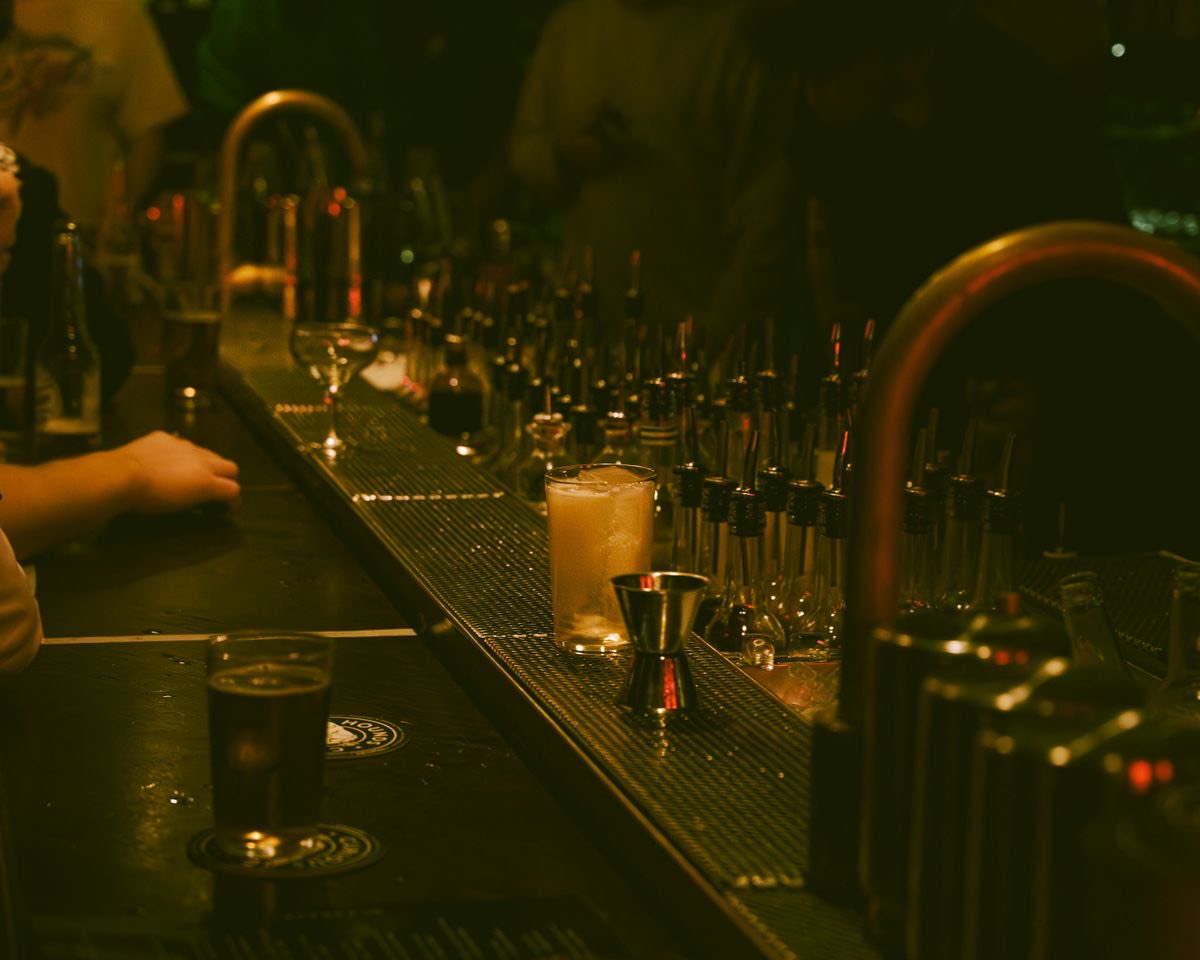 Korean-inspired cocktails at Haean's bar